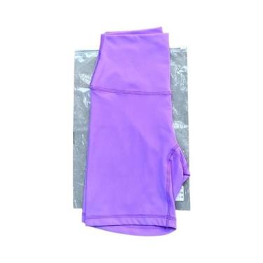 Imagem de Shorts De Yoga De Cintura Alta Com Controle De Abdômen Para Mulheres, 