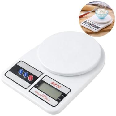 Imagem de Balança Digital Cozinha 10kg Precisão Ideal Nutrição Dieta - Top Útil