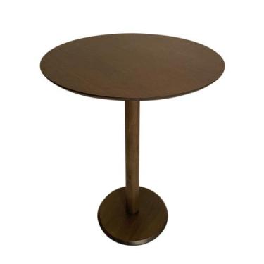 Imagem de Mesa Lateral Monopé De Madeira Laminada 40 Cm - 3 Cores Disponíveis - 