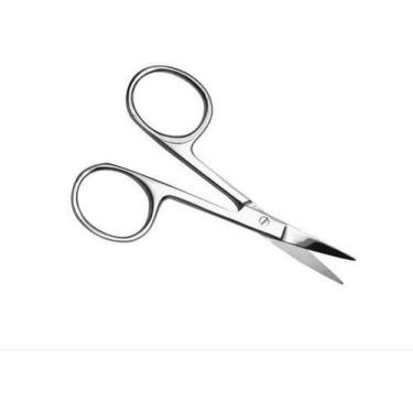 Imagem de Tesoura Tesourinha Cortar Unha Sobrancelha Cortador Cilios - Não Infor