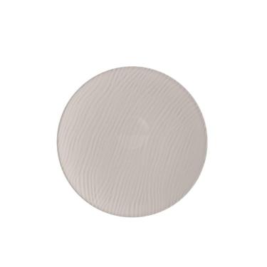 Imagem de Prato de Sobremesa Relevo Dunas Cinza Germer Porcelanas
