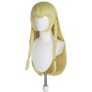 Imagem de Peruca de cosplay Lillies Anime Costume, cabelo sintético, resistente 