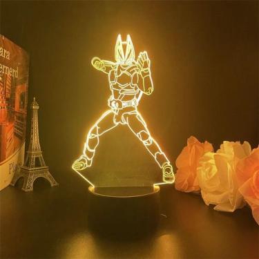 Imagem de Luz noturna Kamens Riders Geats 3D com mudança de cor - yiweisai