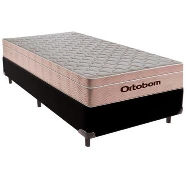 Imagem de Cama Box Solteiro e Colchão Airtech Spring Pocket Molas Ensacadas Orto