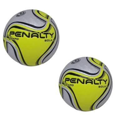 Imagem de kit 02 Bolas De Futebol Campo Penalty 8 X-Masculino