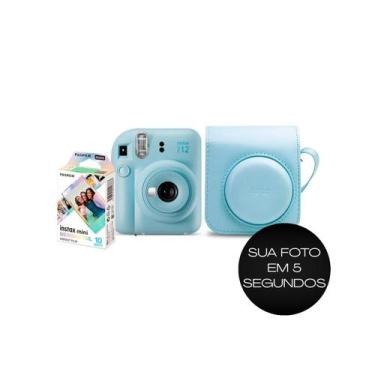 Imagem de kit Câmera Instantânea Polaroide Instax Mini 12 com Bolsa mais 10 Film