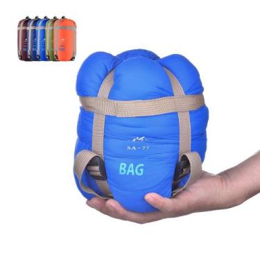 Imagem de Saco de Dormir WERTYCITY Impermeable para Clima Cálido para Acampar