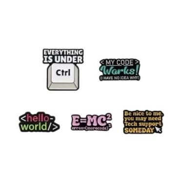 Imagem de Broche Enamelado Engraçado De Cachorro E Gato Para Mochila, Roupas, Jo