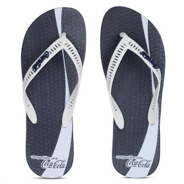 Imagem de Chinelo Coca Cola Share a Coke Azul Marinho - Masculino-Masculino