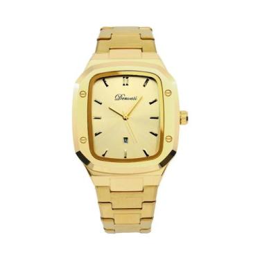 Imagem de Relógio De Luxo Masculino Quartz Estilo Royal Oak Com Pulseira De Aço 