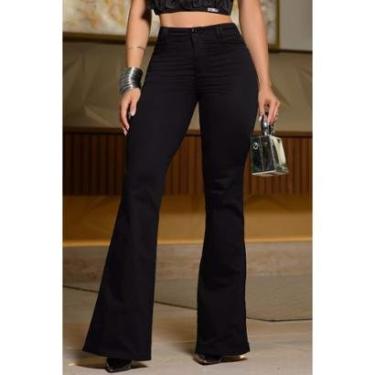 Imagem de Calca Flare Cintura Alta Pit Bull Jeans Feminina 86432-Feminino