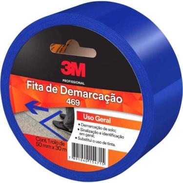 Imagem de Fita de Demarcação Solo, Azul, 50 mm x 30 m, 3M Azul OstenVonder