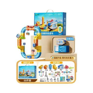 Imagem de Conjunto De Trilhos Magnéticos Transformáveis E Versáteis, Brinquedo D