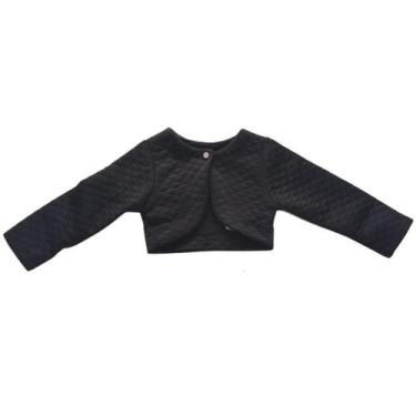 Imagem de Bolero Infantil Menina Matelassê Festa Casual Luxo Casaco - Bento E Ma