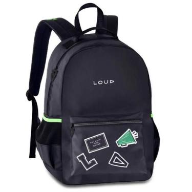 Imagem de Mochila Gamer Loud Casual Licenciada Preta Original - Clio Style