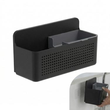 Imagem de Organizador de Parede Para Lavanderia Tanque Flow Preto Suporte Adesivo - OTW100PTF Ou
