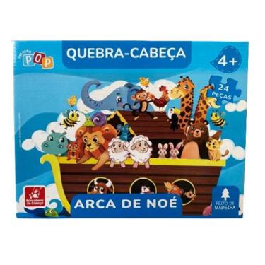 Imagem de Quebra-cabeça arca de noé 24 peças - a casa