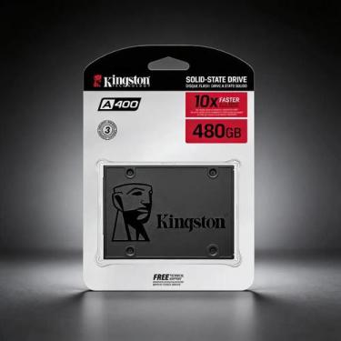 Imagem de SSD Kingston A400 480GB SATA III 2.5 Pol. Sa400s37 480g