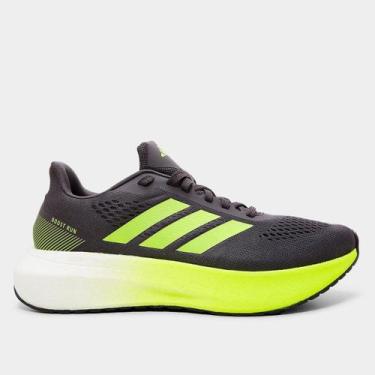 Imagem de Tênis Adidas Boost Run Masculino, Preto, Amarelo, 38