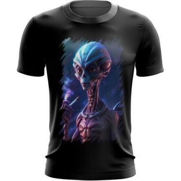 Imagem de Camiseta Dryfit Alien ET Fumando Alienígena 3 - Kasubeck Store®, INF 1