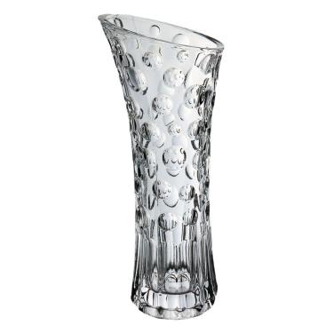Imagem de VASO DECORATIVO ENFEITE PLANTA FLOREIRO VIDRO 29x12x12cm TRANSPARENTE