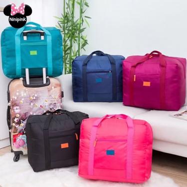 Imagem de Bolsa de Viagem Dobrável OEM Travel Bag 42cm X 33cm X 17cm Cor Aleatório Unissex