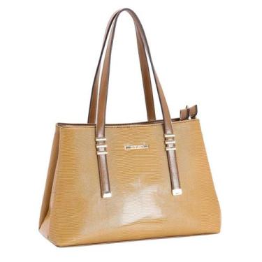 Imagem de Bolsa Chenson Feminina Pequena Ombro Tote 83916, Caramelo