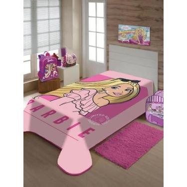 Imagem de Cobertor jolitex infantil/juvenil barbie, ROSA, UN
