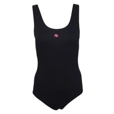 Imagem de Maiô Natação Kanxa KX Poliamida Plus Size Feminino, 3g, Preto