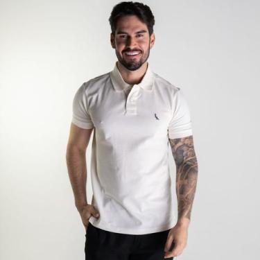 Imagem de Camisa Polo Reserva Piquet Off White, XXL