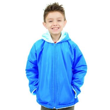 Imagem de Jaqueta Infantil Forrado Com Pelúcia grossa e capuz Inverno - BLACK SA