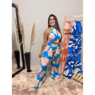 Imagem de Conjunto Fernanda, cropped gola alta com bojo Tam 40/44