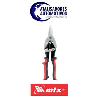 Imagem de Tesoura para cortar chapa, dimensao de 250 mm, corte reto, cabo dupla 