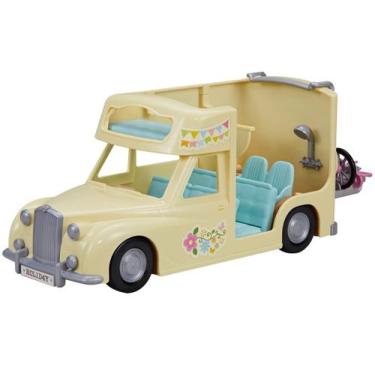 Imagem de Carro Roda Livre - Sylvanian Families - Camping Van da Família - Epoch
