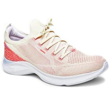 Imagem de Tênis Rainha Road II Feminino - Bege e Coral, 39