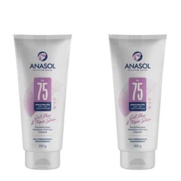 Imagem de Kit 2 protetor solar corporal anasol oil free toque seco FPS 75 - 200g