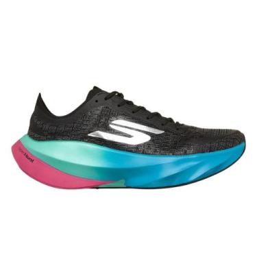 Imagem de Tênis skechers skx aero tempo masculino 246091, Preto, Azul, 43