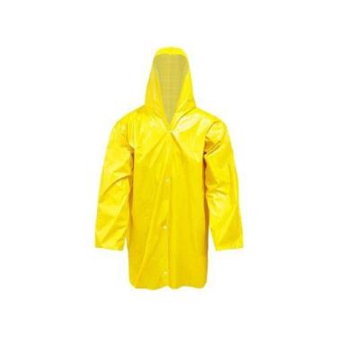 Imagem de Capa De Chuva Fit Pvc Amarelo (Tam Gg) - Plastcor