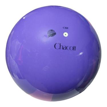 Imagem de Bola Gym Chacott 185mm Ginastica Ritmica - Selo FIG, Unico, Roxo