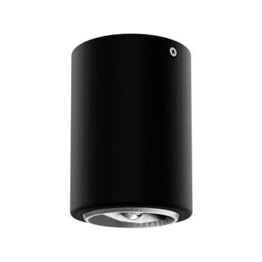 Imagem de Luminária plafon taschibra de sobrepor cannon ar70, PRETO