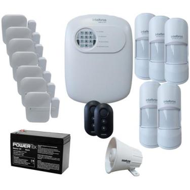 Imagem de Kit Alarme Intelbras Anm 24 App 7 Sensor Mag S Fio 5 Ivp Pet
