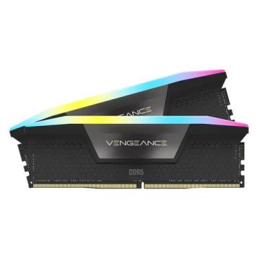 Imagem de Memória RAM Corsair Vengeance RGB 32GB (2x16GB) DDR5 5200MHz - CMH32GX