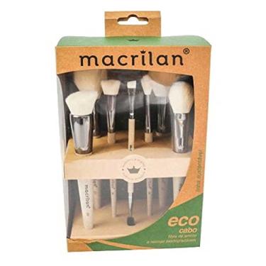 Imagem de Macrilan Kit Com 7 Pincéis Para Maquiagem Eco - Sk100