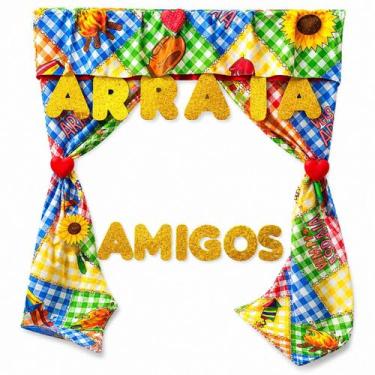 Imagem de Painel moldura para foto festa junina Arraia 75cm gigante - Genérica, 