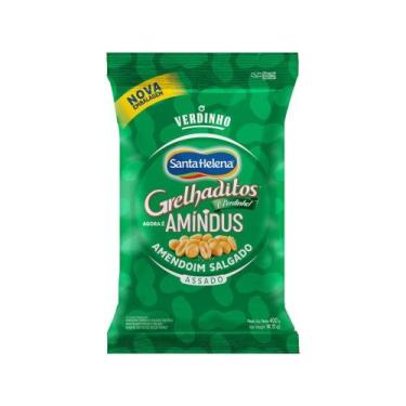 Imagem de Amendoim Salgado sem Pele Grelhaditos 400g - Amíndus