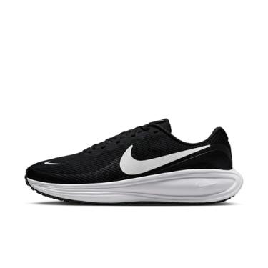 Imagem de Nike Tênis de corrida masculino Revolution 8 Road, Preto/branco e preto, 11 X-Wide