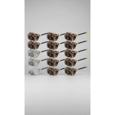 Imagem de Kit 10 Espanadores Penas Naturais 35cm - Congratulations Store