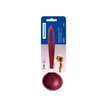 Imagem de Concha Para Molho Tramontina Ability Nylon 180 Graus Vermelha