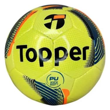 Imagem de Bola De Futebol Society Topper Sintético Pro Costurada á Mão Cor:Amare