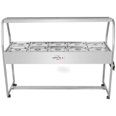 Imagem de Buffet Térmico 10 Cubas SPL512 Spolu 220V
